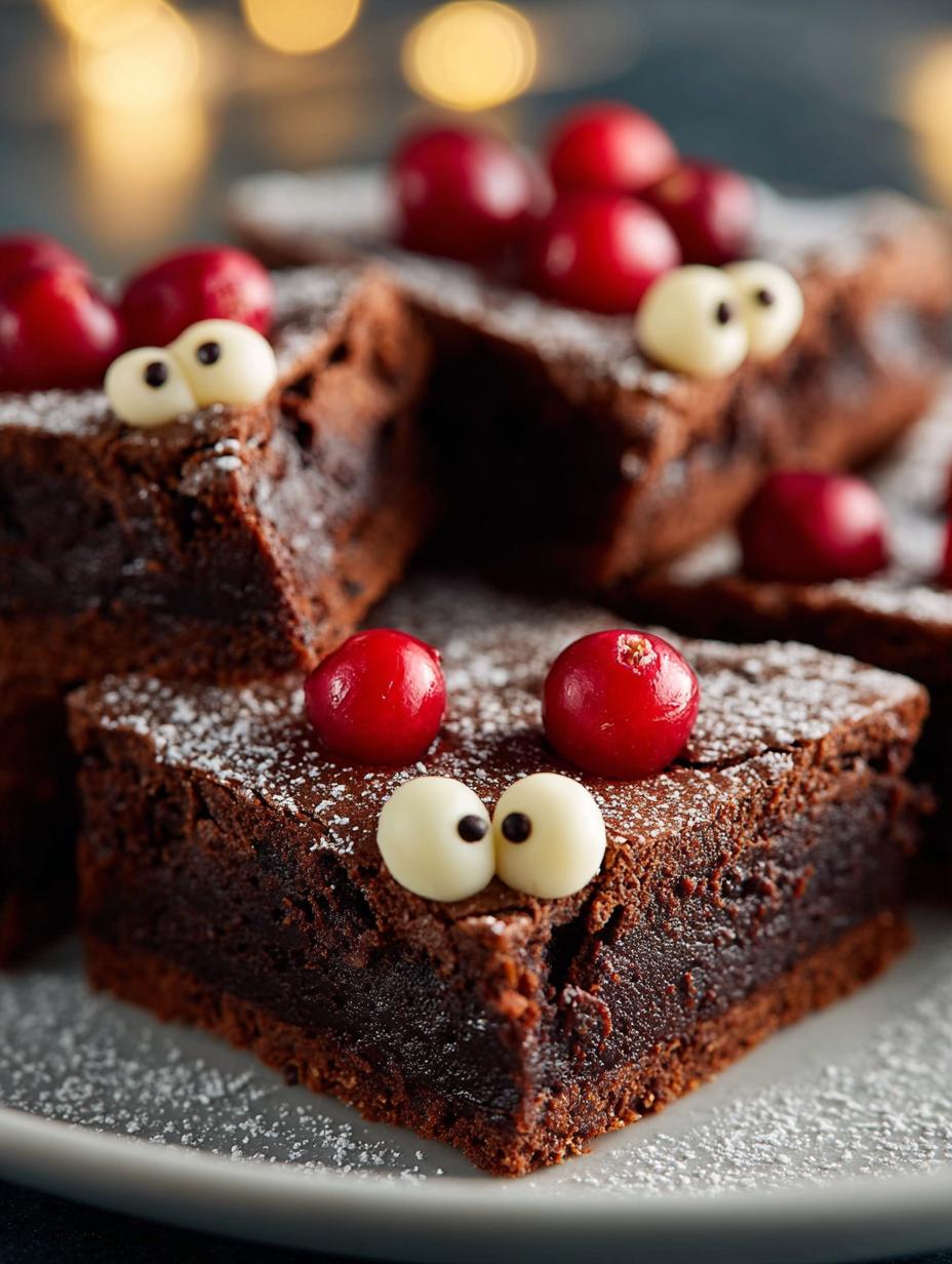 Reindeer Brownies Holiday Treat: 8 Fun and Festive Ideas - Reindeer Brownies Holiday Treat - additional detail