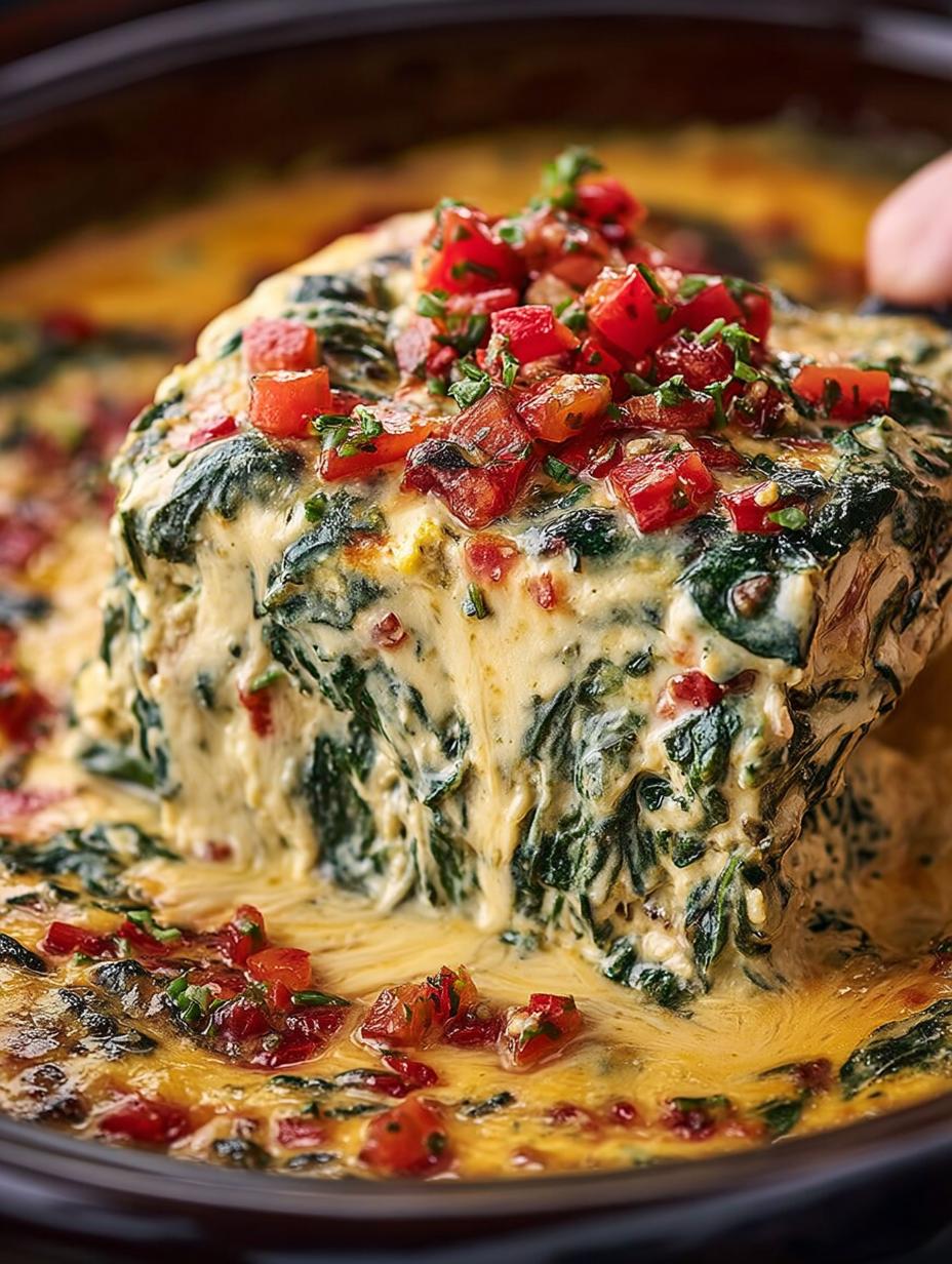 Slow Cooker Spinach Queso: 5 Irresistible Party Dip Recipes - Slow Cooker Spinach Queso - main visual representation