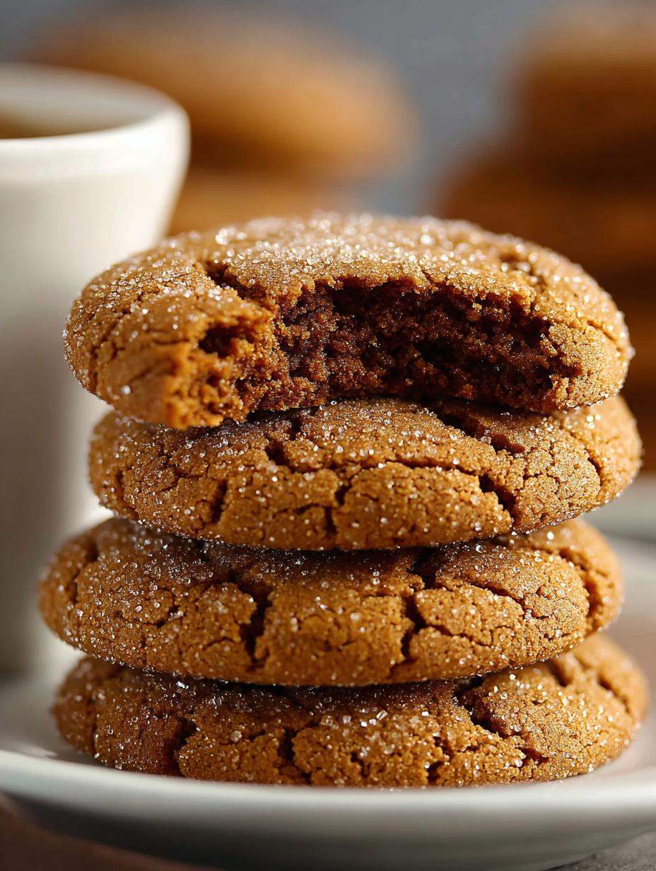 Super Soft Molasses Cookies You Need This Holiday - Soft Molasses Cookies - additional detail