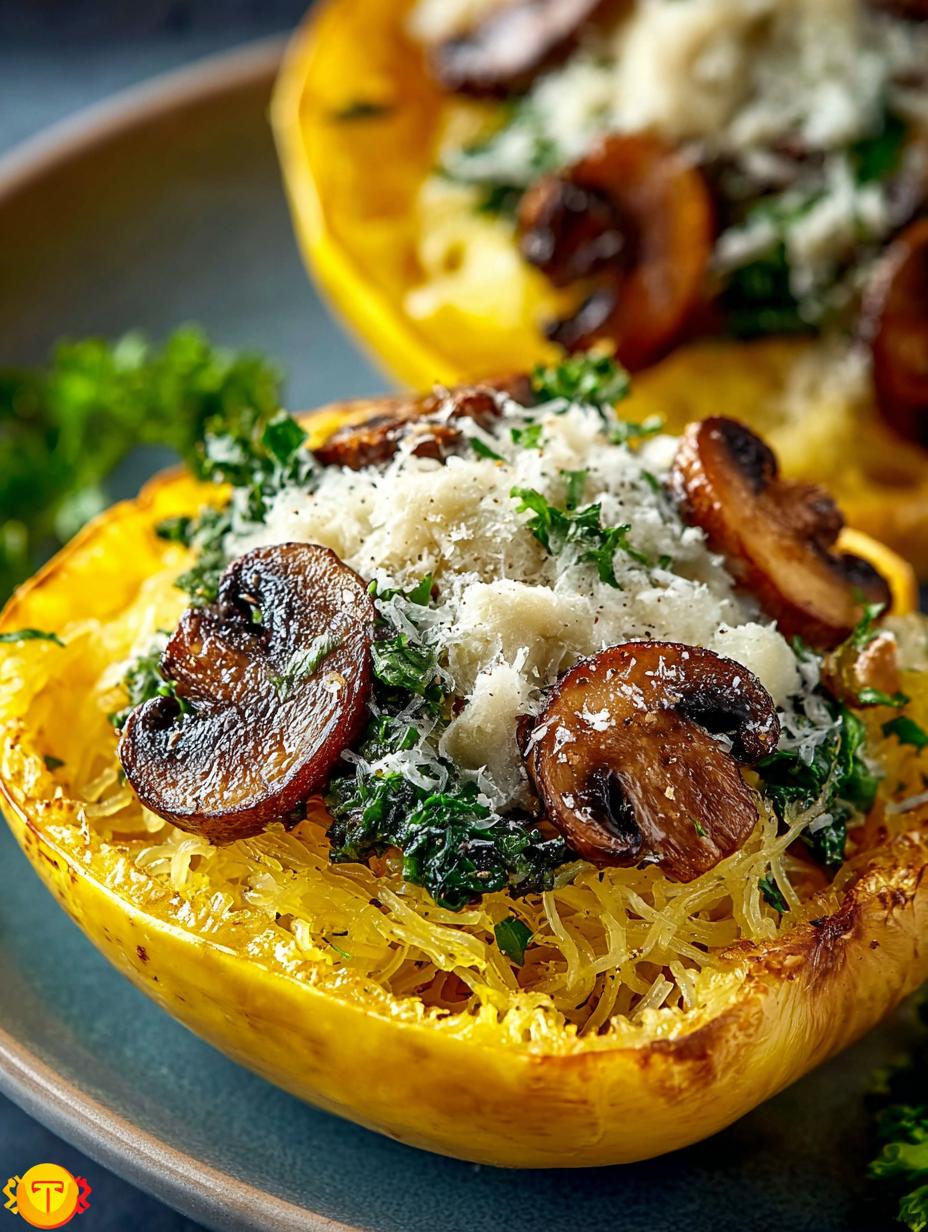 Spaghetti Squash with Mushroom: 5 Creamy Delights - Spaghetti Squash with Mushroom - main visual representation