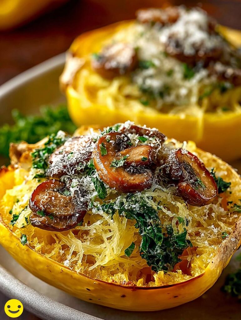 Spaghetti Squash with Mushroom
