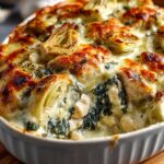 Spinach Artichoke Chicken Casserole