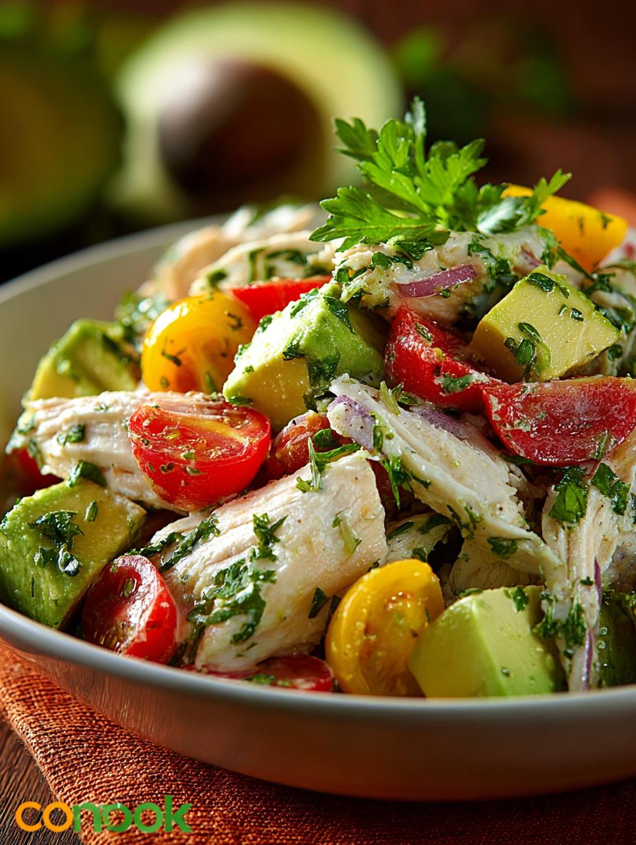 Creamy Avocado Chicken Salad: 15-Minute Delight - Avocado Chicken Salad - main visual representation
