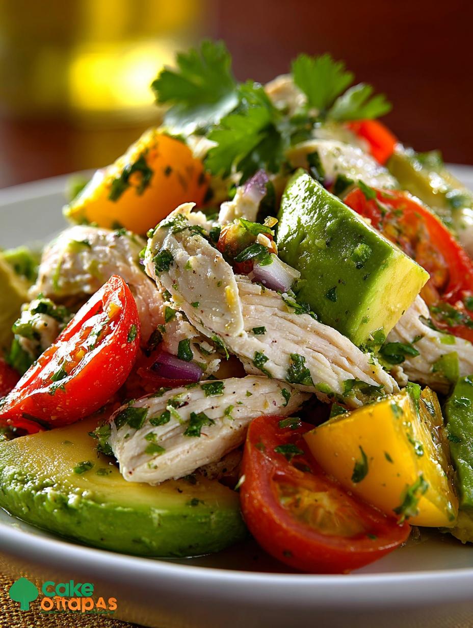 Creamy Avocado Chicken Salad: 15-Minute Delight - Avocado Chicken Salad - additional detail