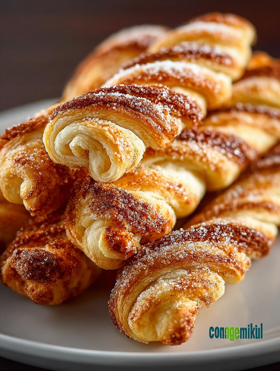 Baked Cinnamon Twists with
