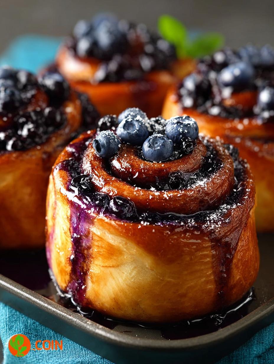 Delicious Blueberry Cinnamon Rolls to Savor Morning Joy - Blueberry Cinnamon Rolls - main visual representation