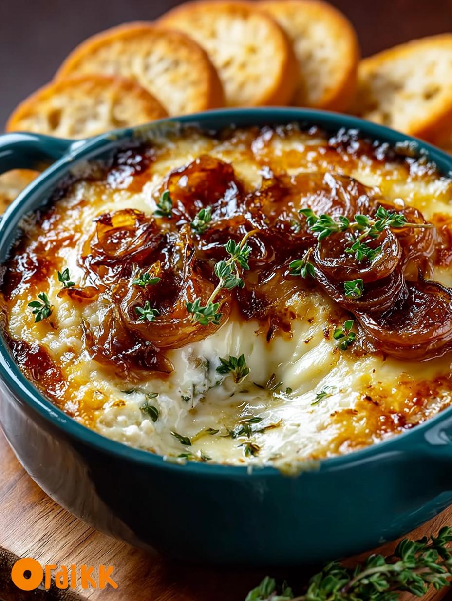Caramelized Onion Gruyere Dip