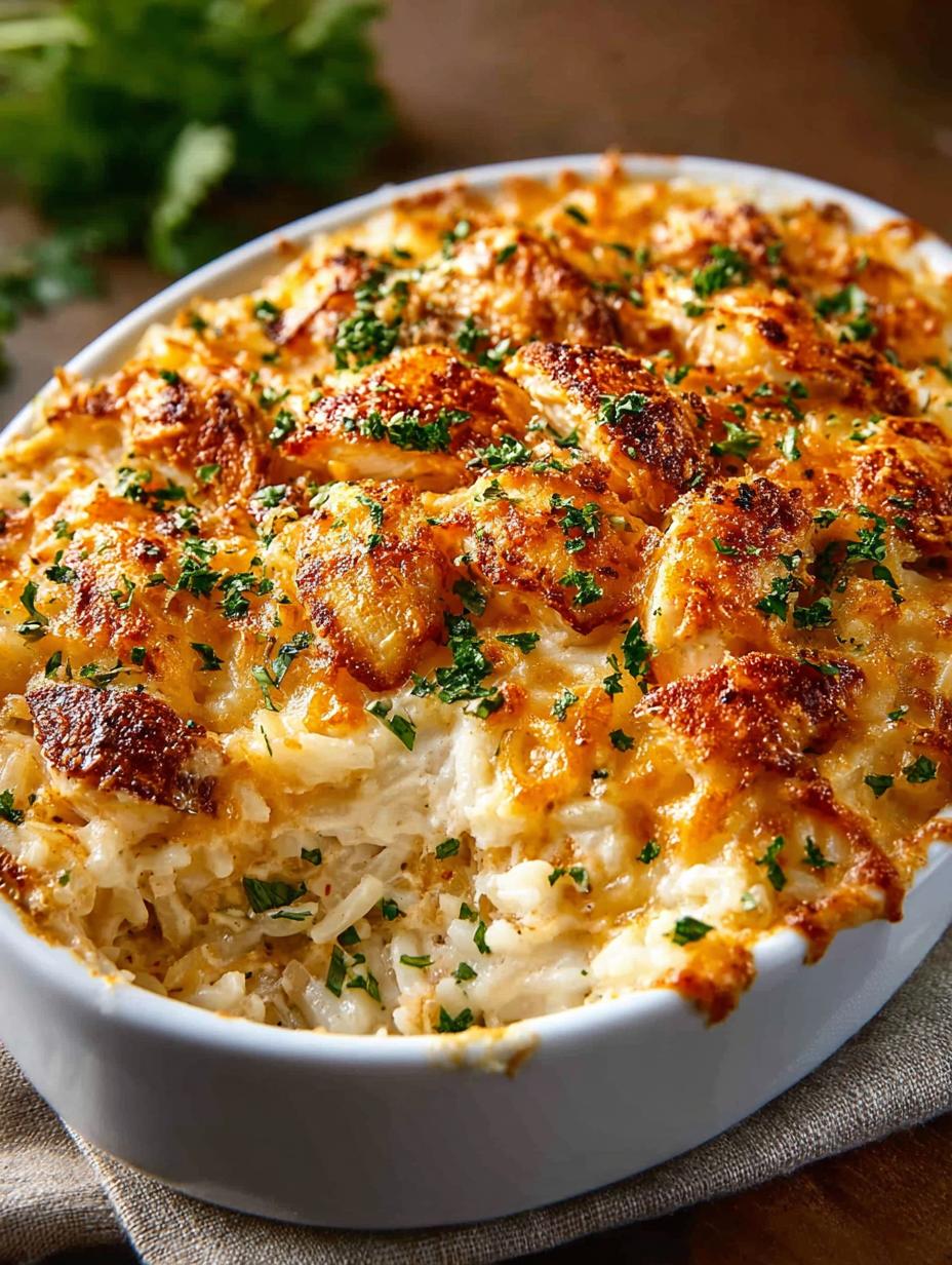 Delicious Chicken Rice Casserole for Family Dinners - Chicken Rice Casserole - main visual representation