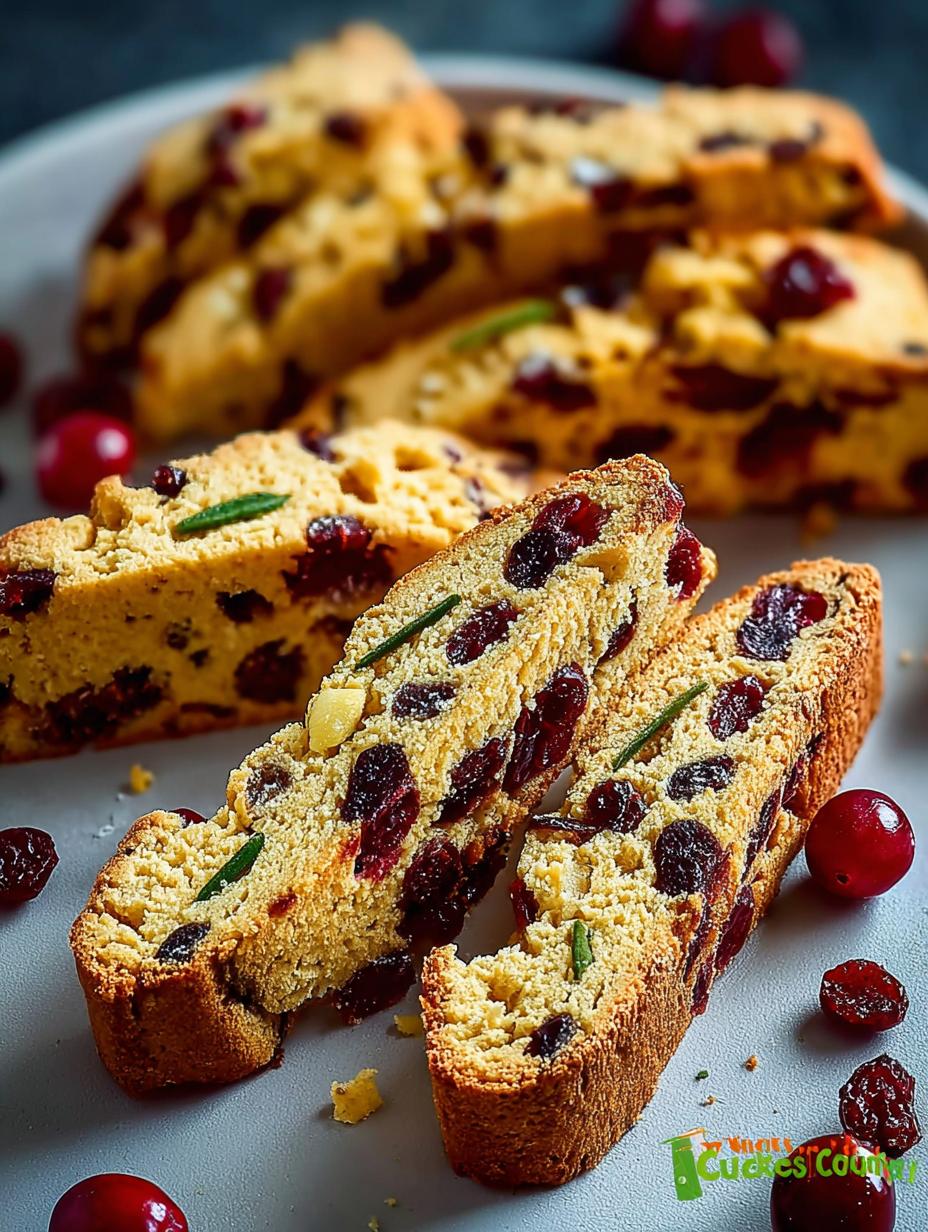 Cranberry Biscotti