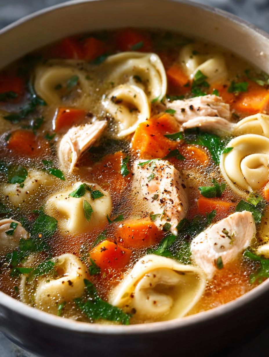 Creamy Chicken Tortellini Soup: 5 Comforting Steps - Creamy Chicken Tortellini Soup - main visual representation