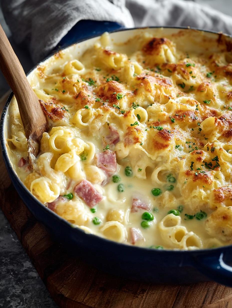 Delicious Creamy Ham Mac Cheese for Comforting Meals - Creamy Ham Mac Cheese - additional detail