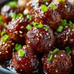 Crockpot Honey Garlic Meatballs