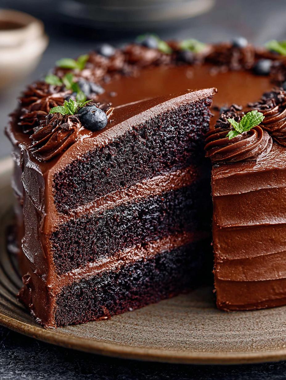 Devils Food Cake: 5 Steps to a Decadent Chocolate Delight - Devils Food Cake - additional detail