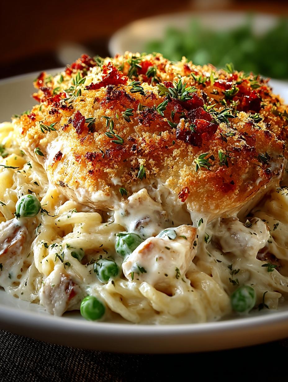 Dump Bake Chicken Alfredo: 6 Ingredients for Easy Bliss - Dump Bake Chicken Alfredo - main visual representation