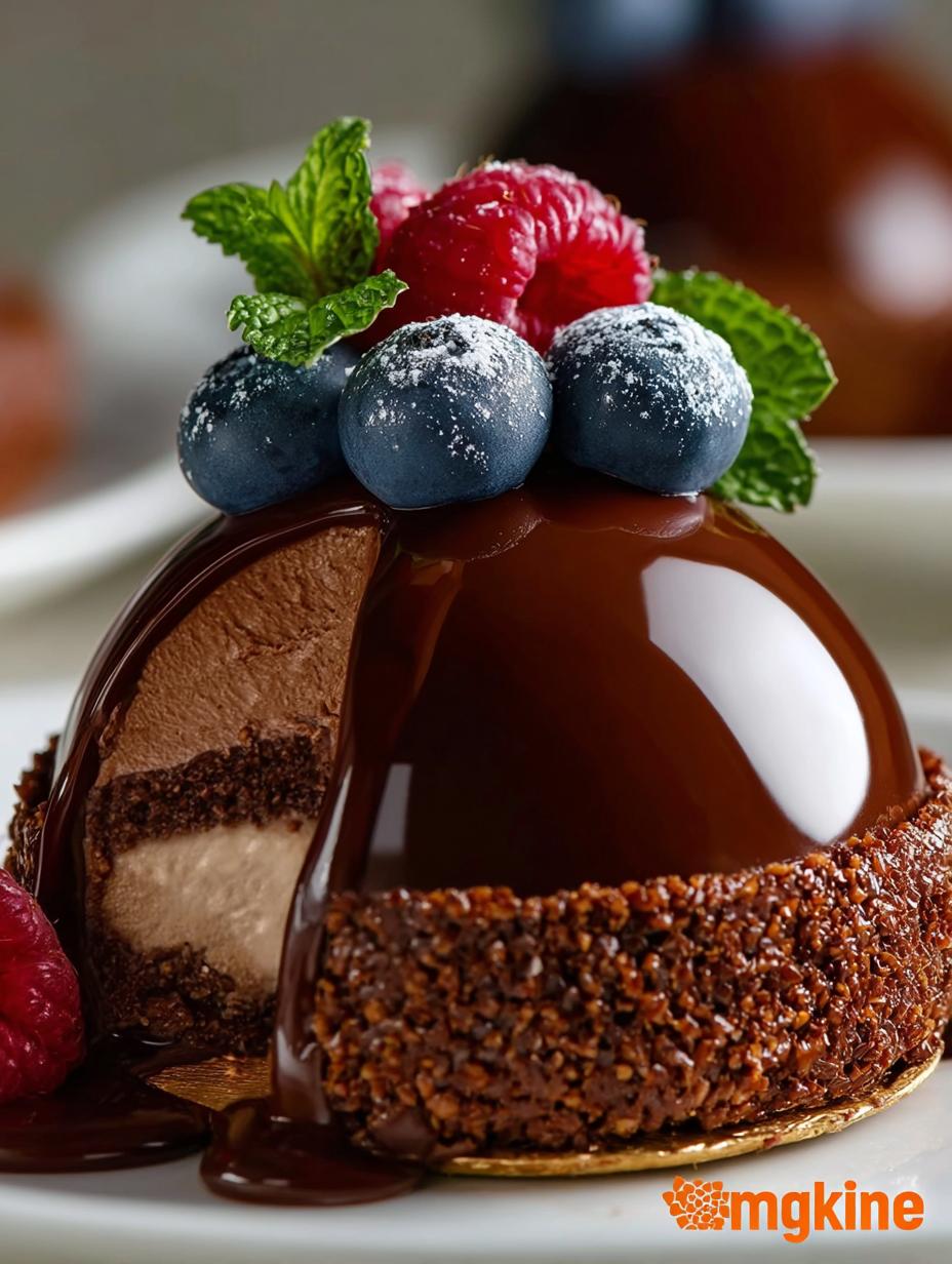 Elegant Chocolate Mascarpone Dome: 8 Steps to Indulgence - Elegant Chocolate Mascarpone Dome - additional detail