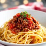 Filipino Spaghetti with Sweet