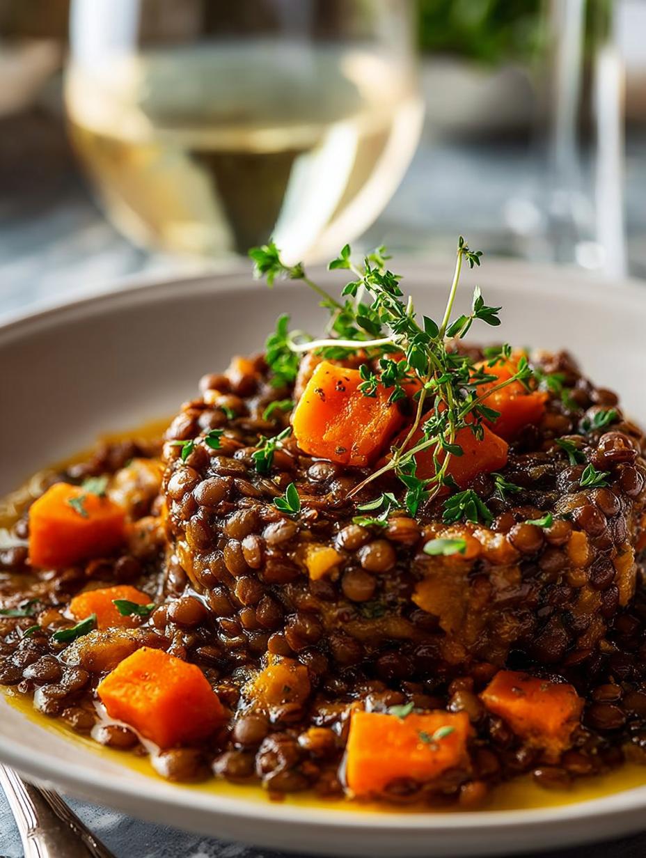 French Puy Lentil Ragout