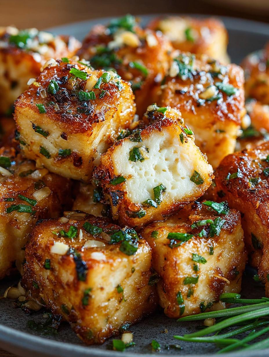 Garlic Butter Tofu Bites