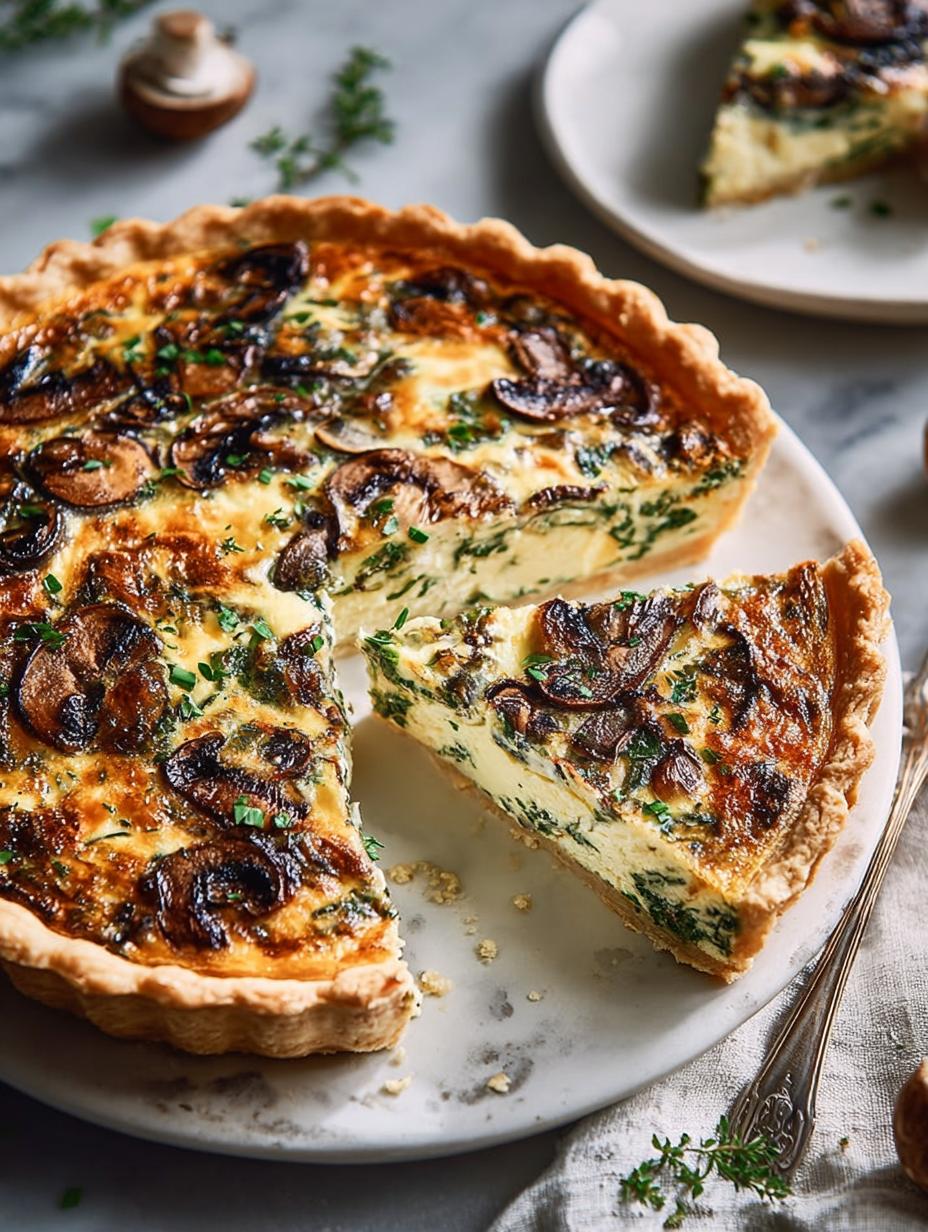 Delicious Gluten Free Leek Mushroom Quiche Recipe - Gluten Free Leek Mushroom - main visual representation