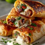 Grilled Cheese Burritos with