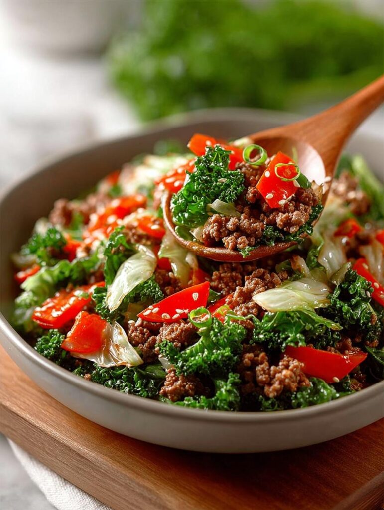 Ground Beef Cabbage Stir