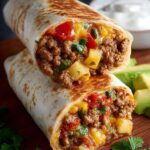 Healthy Ground Chicken Burritos