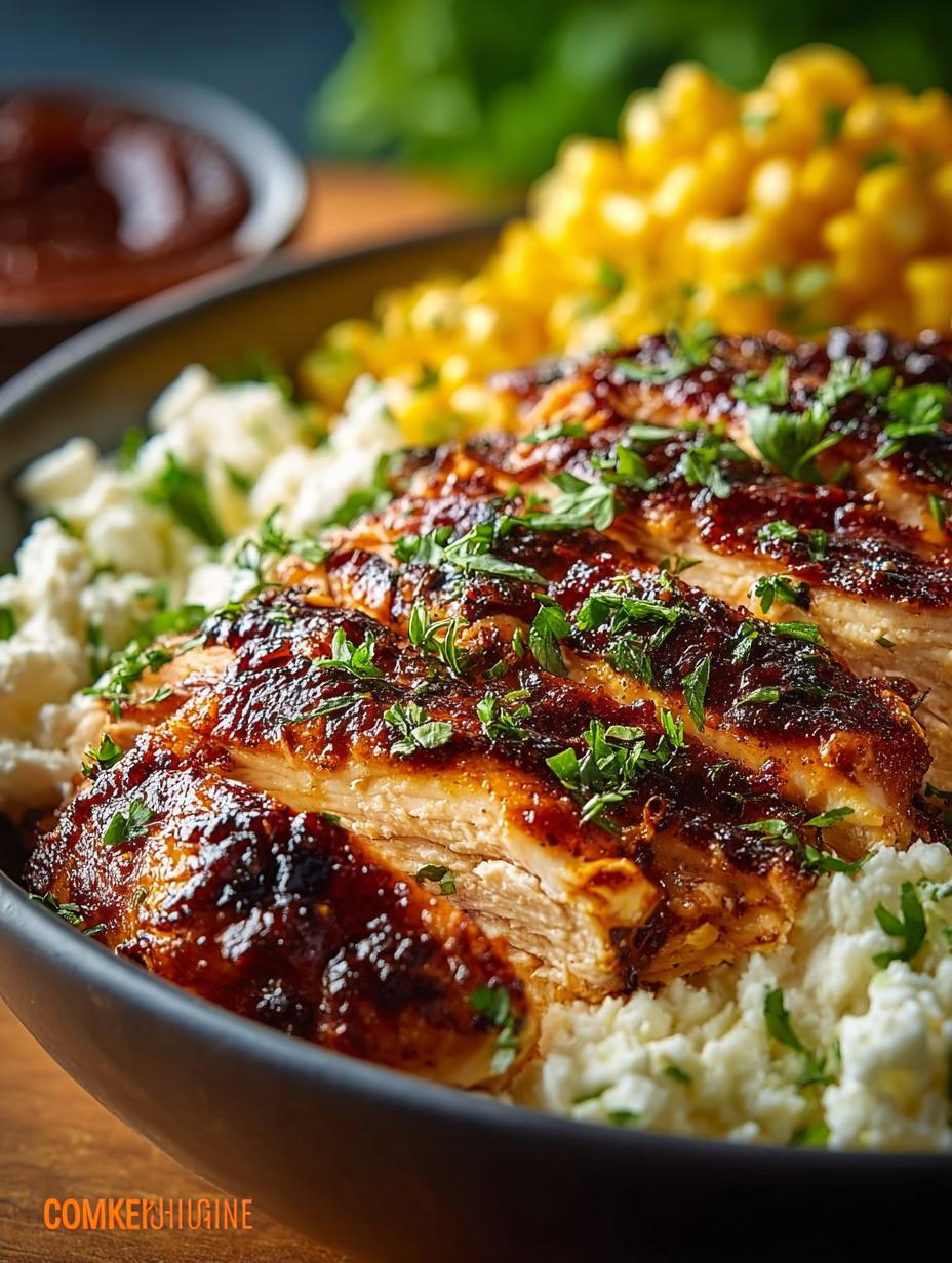 High Protein BBQ Chicken: 15-Minute Cottage Cheese Bowl - High Protein Bbq Chicken - main visual representation