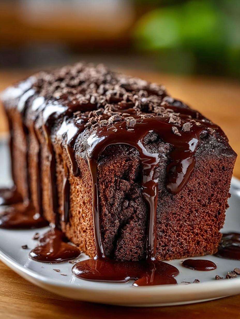Hot Fudge Brownie Bread