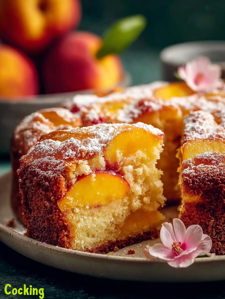 Irresistible Summer Peach Cake: 8 Steps to Perfection - Irresistible Summer Peach Cake - additional detail