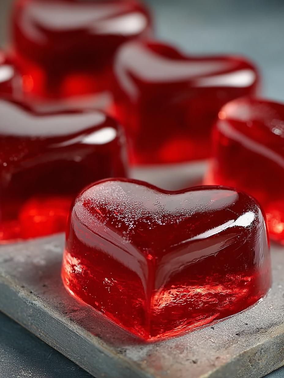 Sweet Heart-Shaped Jello Treats for Everyone - Jello Treats - main visual representation