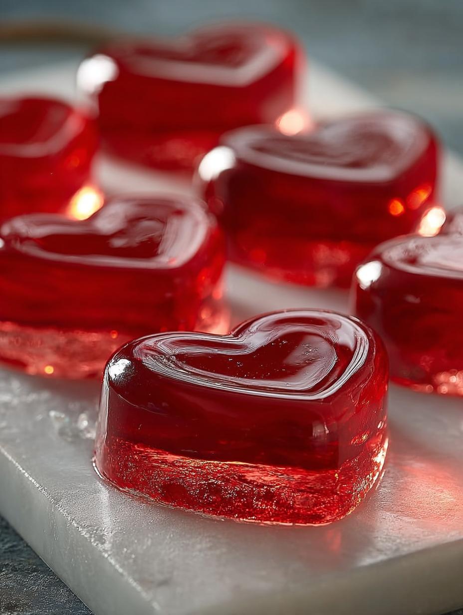 Sweet Heart-Shaped Jello Treats for Everyone - Jello Treats - additional detail