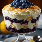 Lemon Blueberry Cheesecake Trifle