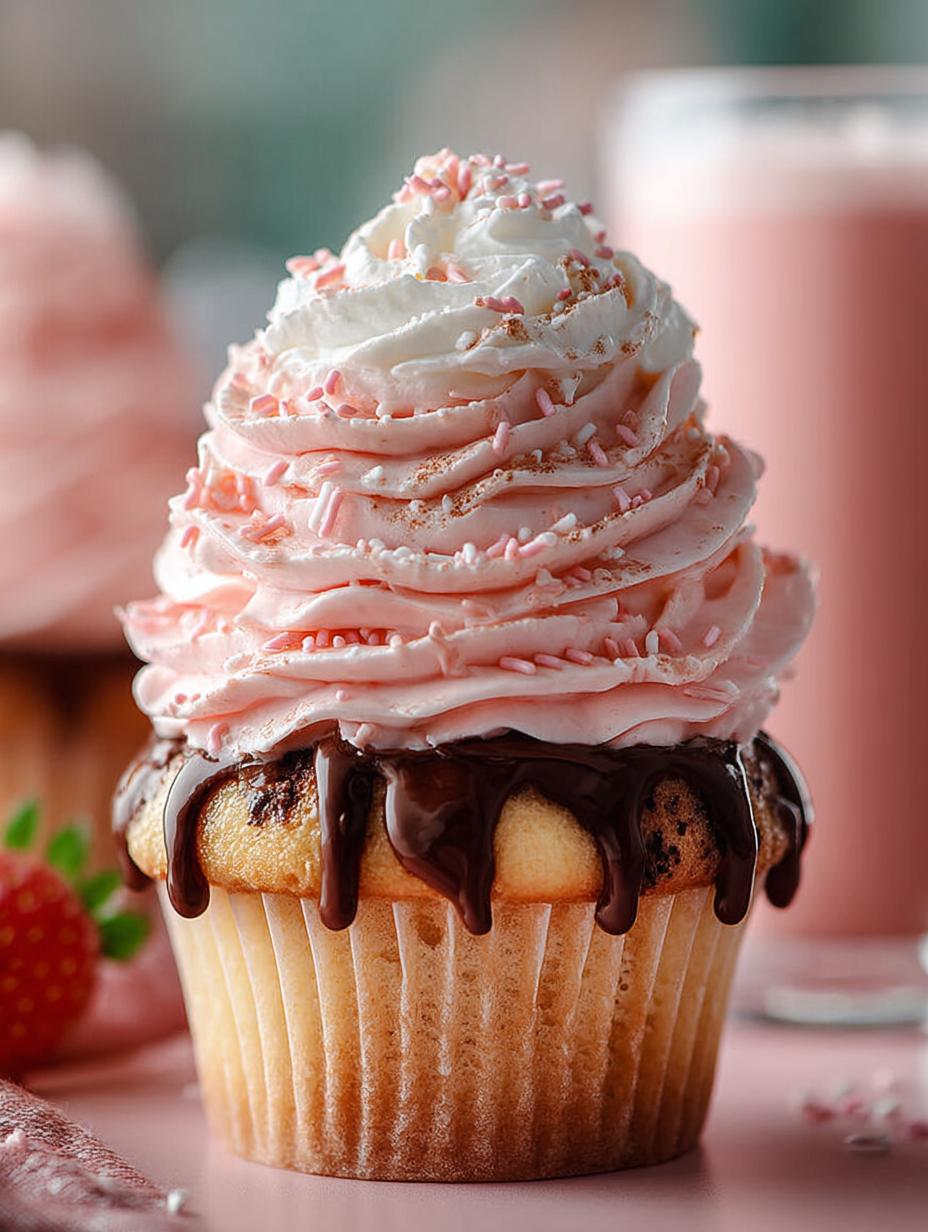 Delicious Milkshake Cupcakes: 12 Amazing Variations - Milkshake Cupcakes - additional detail