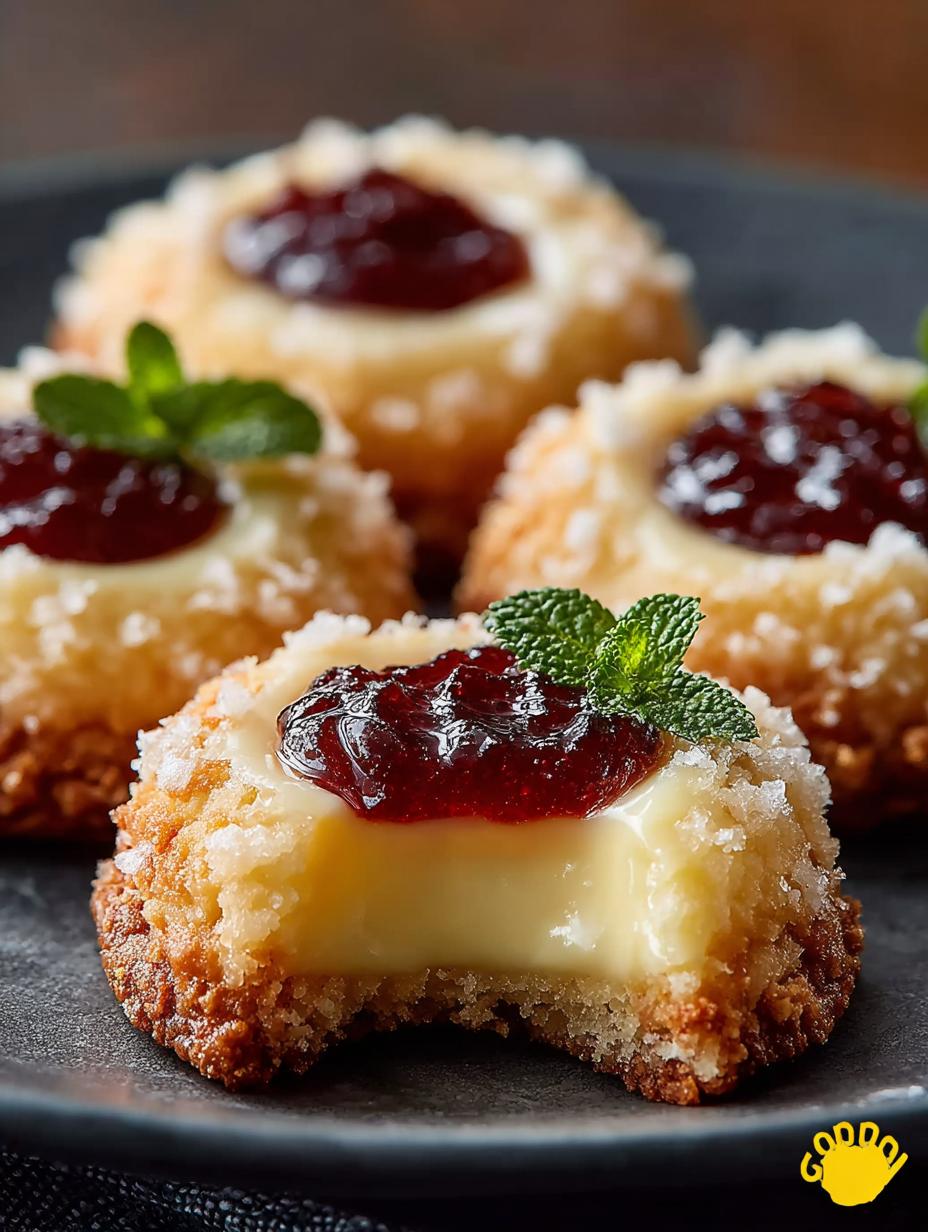 Mouthwatering Cheesecake Thumbprint Cookies Recipe - Mouthwatering Cheesecake Thumbprint Cookies - main visual representation