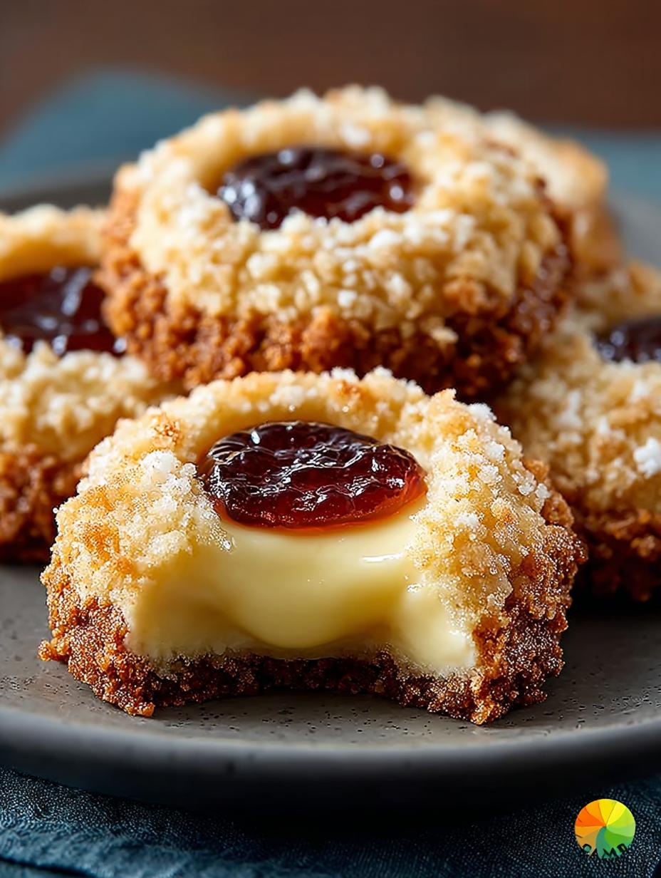 Mouthwatering Cheesecake Thumbprint Cookies Recipe - Mouthwatering Cheesecake Thumbprint Cookies - additional detail