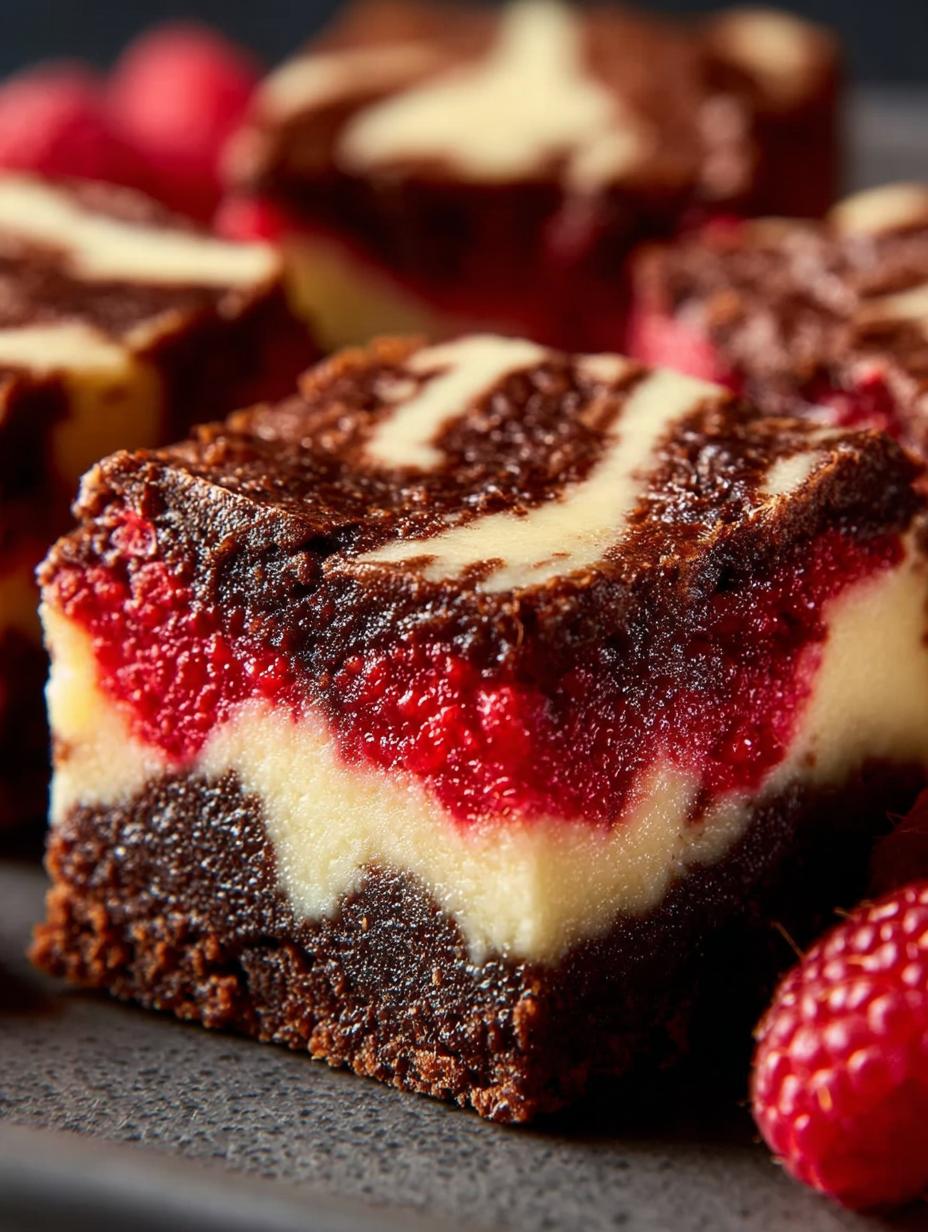 Raspberry Cheesecake Brownies