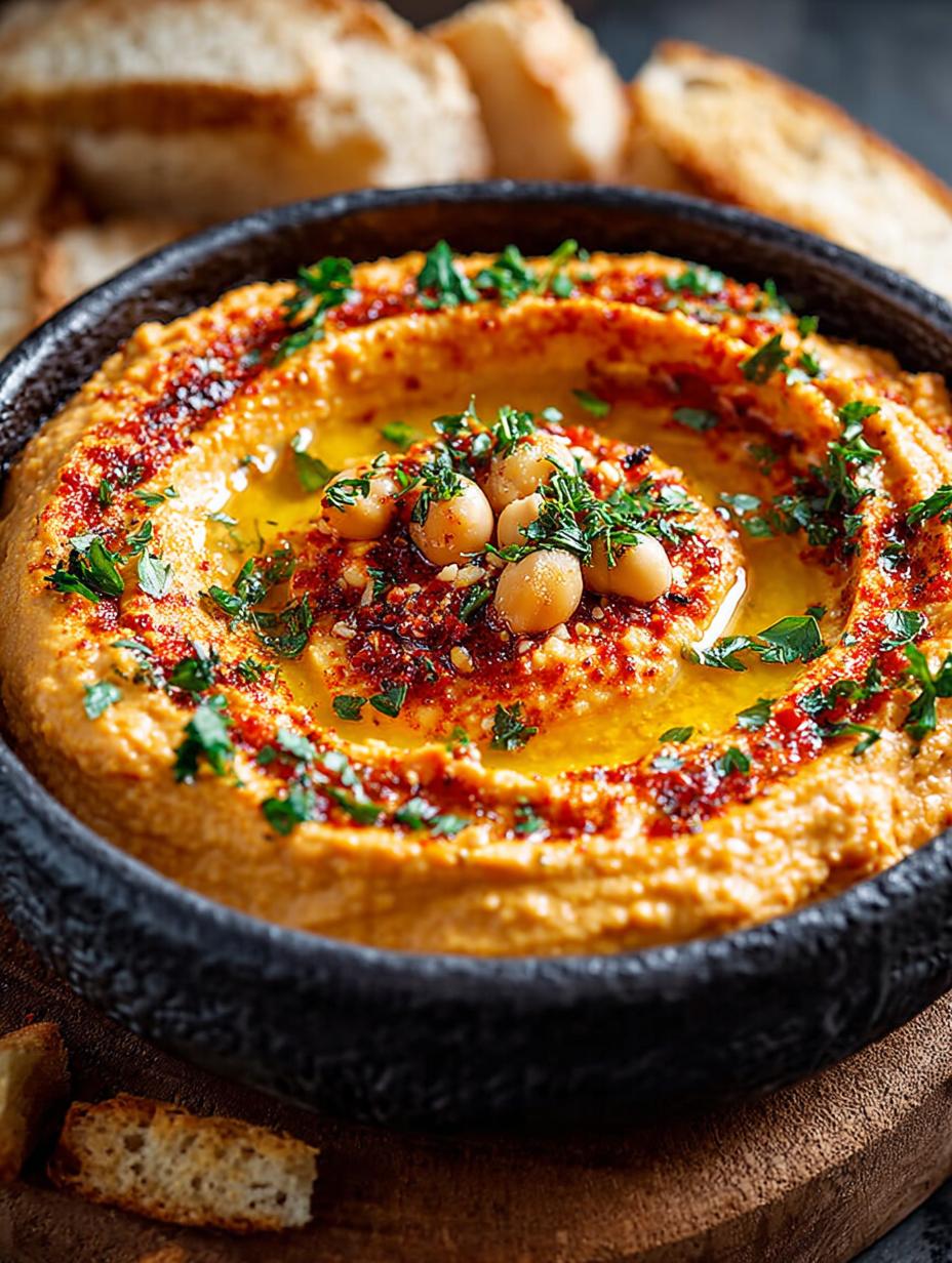 Roasted Red Pepper Hummus