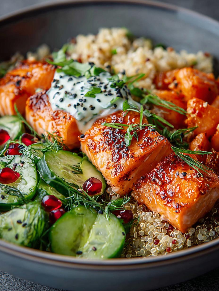 Salmon Quinoa Bowls