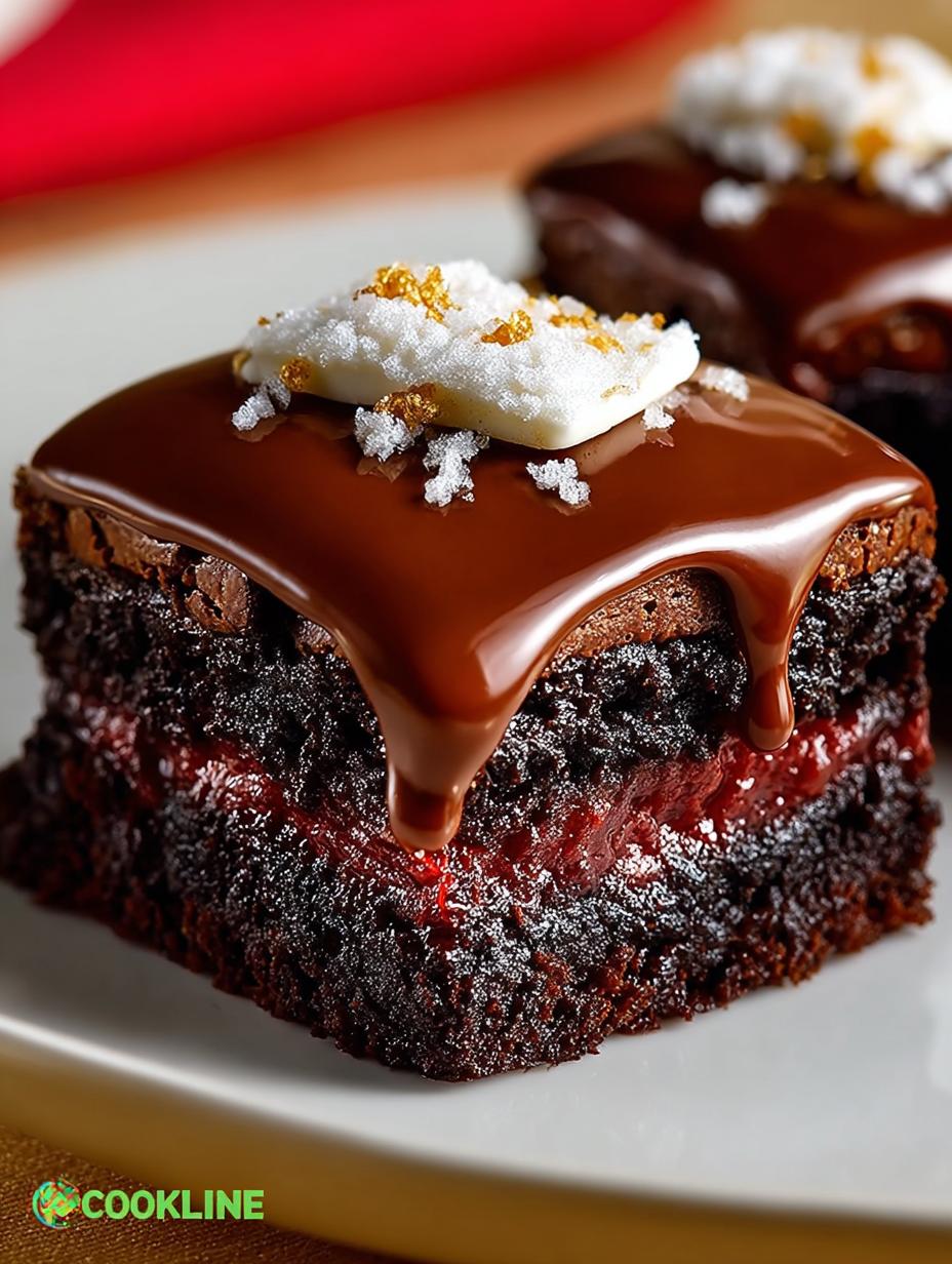 Delicious Santa Belly Brownies for Holiday Joy - Santa Belly Brownies - main visual representation