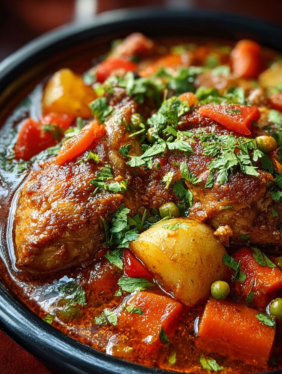 Slow Cooker Moroccan Chicken: 7 Amazing Benefits - Slow Cooker Moroccan Chicken - main visual representation