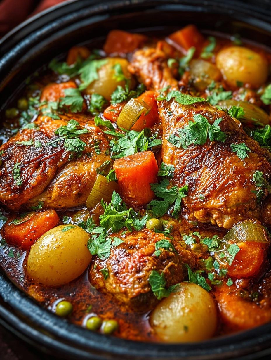 Slow Cooker Moroccan Chicken