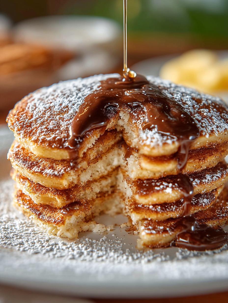 Spanish Churro Pancakes