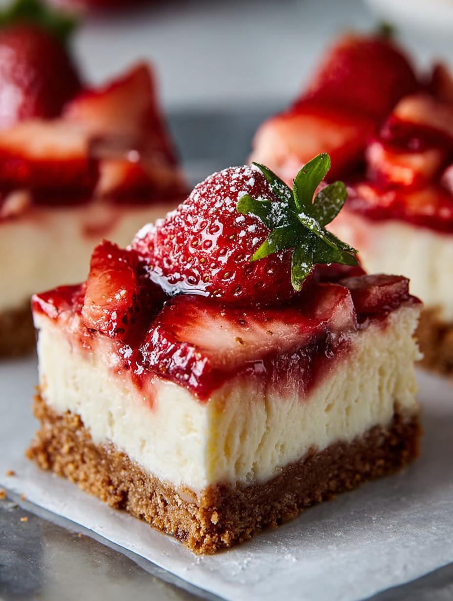 Strawberry Cheesecake Bars