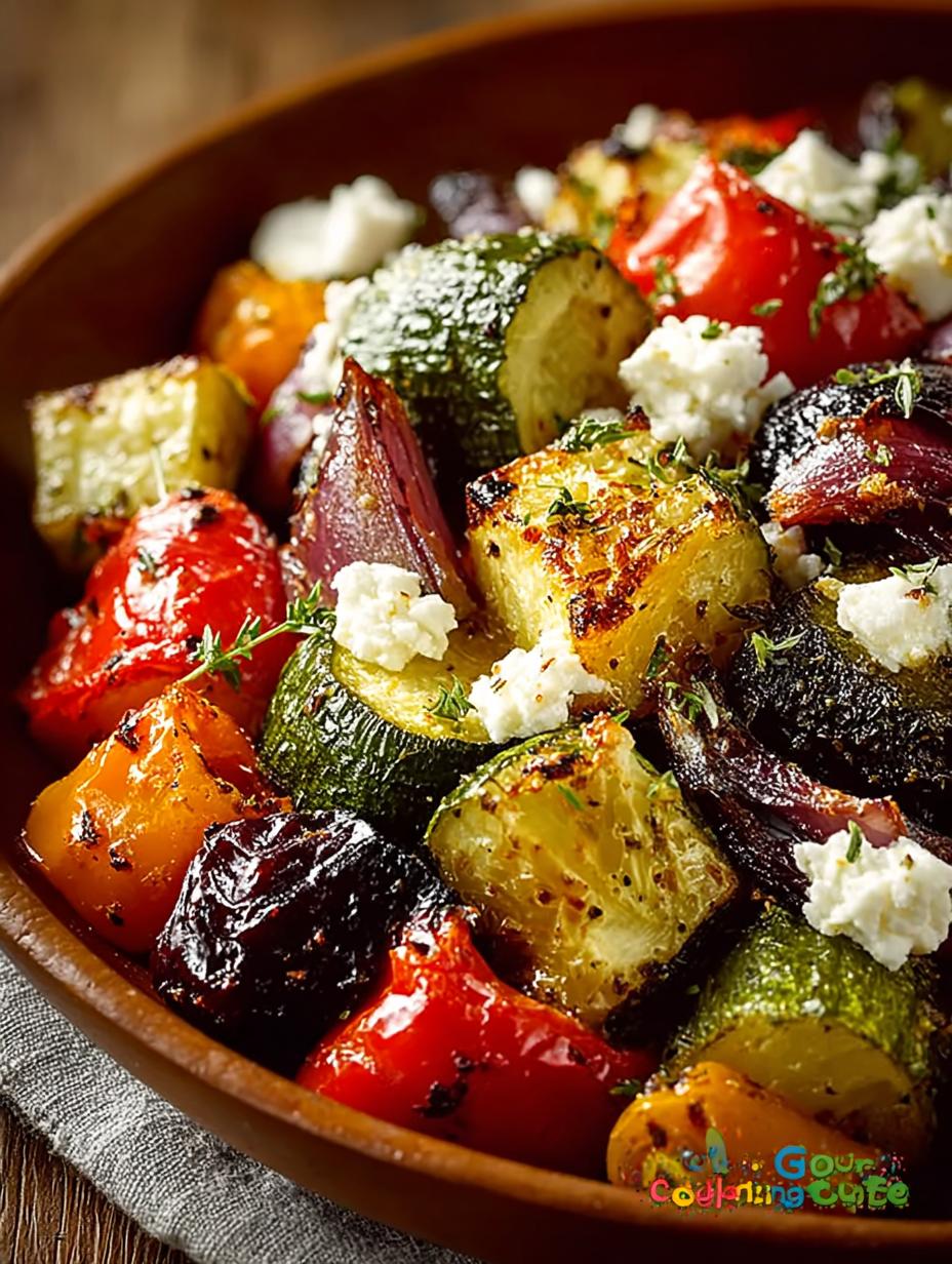 Tasty Roasted Vegetables with Feta for Delicious Meals - Tasty Roasted Vegetables with - main visual representation