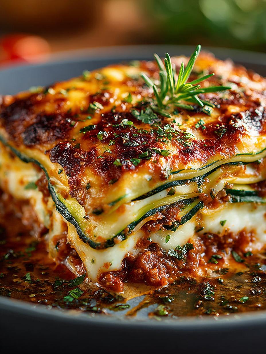 Irresistible Zucchini Lasagna with Ground Turkey Recipe - Zucchini Lasagna with Ground - additional detail