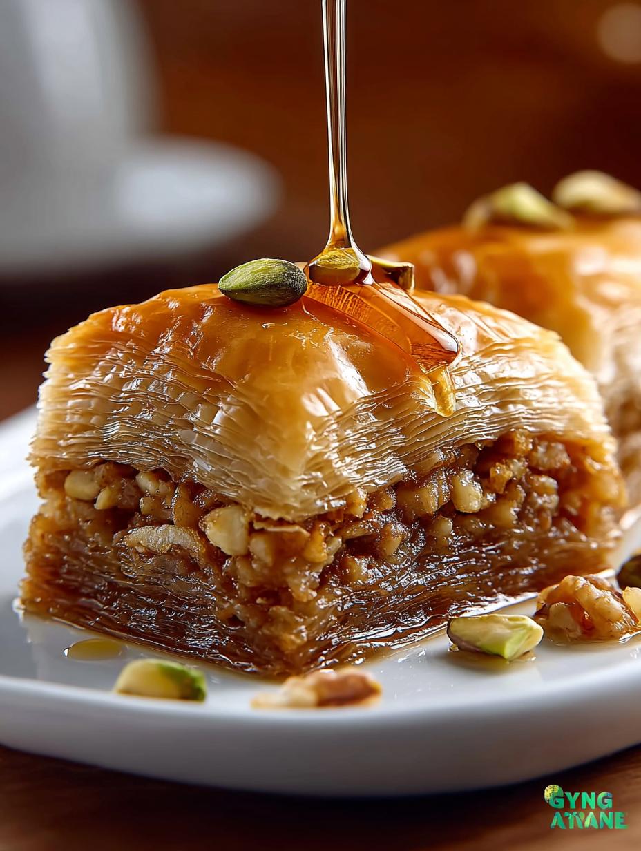 Delicious Apple Pie Baklava with Maple Syrup Recipe - Apple Pie Baklava with - additional detail