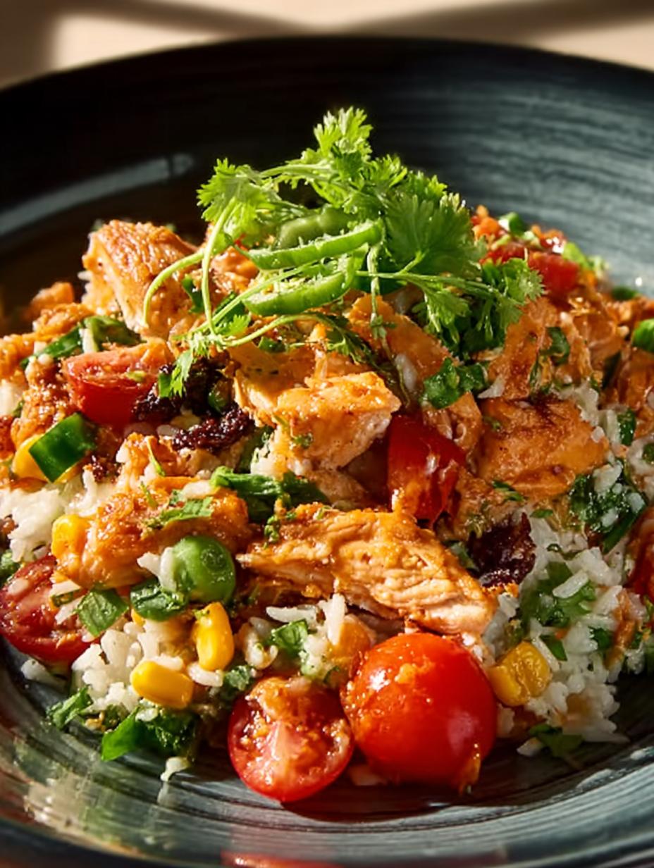 Chicken Crispy Rice Salad