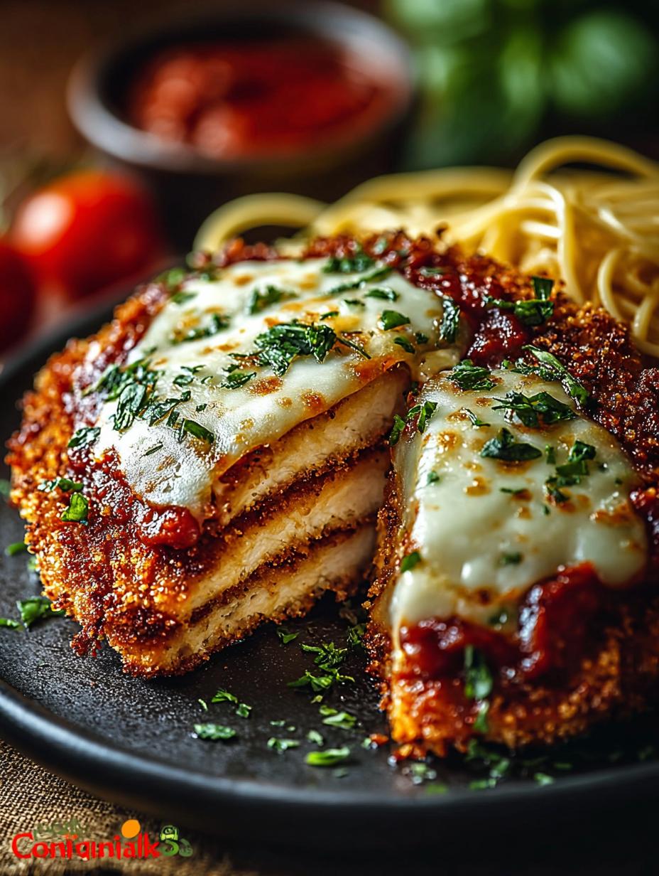 Easy Classic Chicken Parmesan Recipe for Comforting Dinner - Chicken Parmesan - additional detail