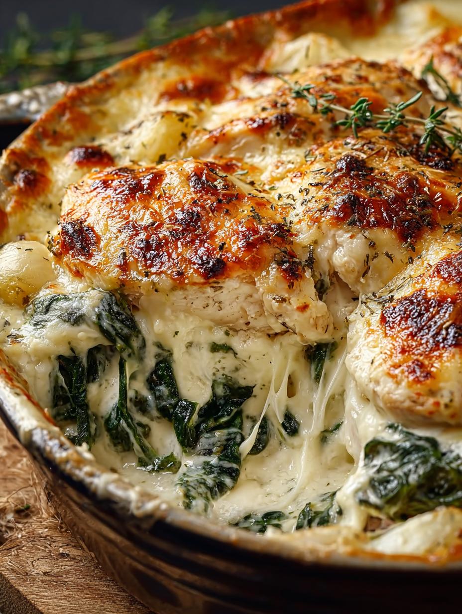 Chicken Spinach Casserole with Cream Cheese: 6 Savory Steps - Chicken Spinach Casserole with - main visual representation