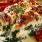 Chicken Spinach Casserole with